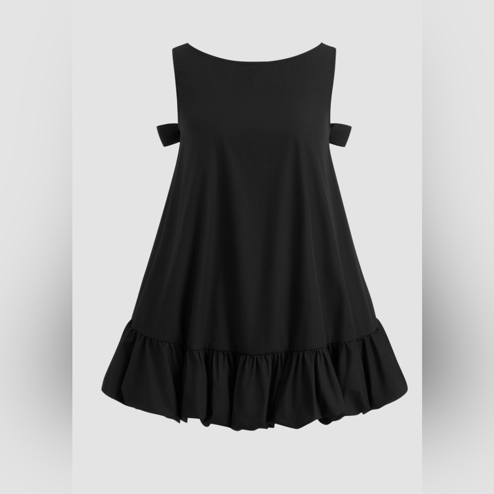 Cider Bow Back A Line Dress